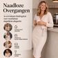 Elegant V-hals gebreid geribd overslagjurk met strik voor dames