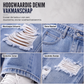 🔥 50% KORTING ✨ Dames Gescheurde Wide Leg Jeans met Hoge Taille 👖 Trendy Destroyed Look, Comfortabele Fit & Moderne Stijl