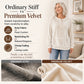 Goudkleurig fluwelen sweatshirt voor dames