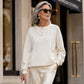 Goudkleurig fluwelen sweatshirt voor dames