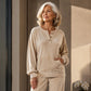 Goudkleurig fluwelen sweatshirt voor dames