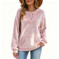 Goudkleurig fluwelen sweatshirt voor dames