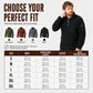 Polarfleece-trui met halve rits voor heren