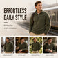 Polarfleece-trui met halve rits voor heren