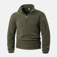 Polarfleece-trui met halve rits voor heren