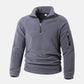 Polarfleece-trui met halve rits voor heren