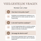 Dames jeans met geplooide zoom