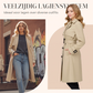 🔥Gratis verzending✈️Dames casual double-breasted trenchcoat