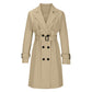 🔥Gratis verzending✈️Dames casual double-breasted trenchcoat