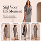 🔥 Tijdelijke Aanbieding ✨ Dames Gestreepte Hoodiejurk 👗 Casual Comfort, Trendy Strepen & Relaxte Pasvorm