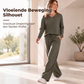 🔥 Tijdelijke Aanbieding ✨ Dames Casual 2-Delige Loungebroek & Top Set 👚👖 Ultiem Comfort, Relaxte Pasvorm & Stijlvolle Look