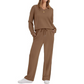 🔥 Tijdelijke Aanbieding ✨ Dames Casual 2-Delige Loungebroek & Top Set 👚👖 Ultiem Comfort, Relaxte Pasvorm & Stijlvolle Look