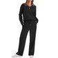 🔥 Tijdelijke Aanbieding ✨ Dames Casual 2-Delige Loungebroek & Top Set 👚👖 Ultiem Comfort, Relaxte Pasvorm & Stijlvolle Look