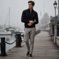 🔥 Tijdelijke Aanbieding ✨ Stijlvolle Herentrui met Kwartrits & Colkraag 👕 Warme Look, Comfortabele Pasvorm & Moderne Uitstraling
