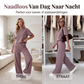🔥 Tijdelijke Aanbieding ✨ Dames Top & Wijde Pijpen Broek Set 👚👖 Elegante Look, Comfortabele Pasvorm & Trendy Stijl