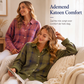 Casuele geruite blouses voor dames met knoopsluiting