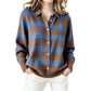 Casuele geruite blouses voor dames met knoopsluiting