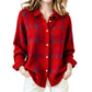 Casuele geruite blouses voor dames met knoopsluiting