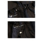 Dames getailleerde mid-length parka met zakken