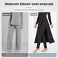 Casual zachte geribbelde gebreide tweedelige set voor dames