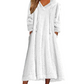 Casuele pluche loungejurk met capuchon voor dames