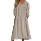 Casuele pluche loungejurk met capuchon voor dames