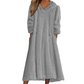Casuele pluche loungejurk met capuchon voor dames