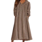 Casuele pluche loungejurk met capuchon voor dames