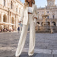Elegante 2-delige blazer en broek set voor dames