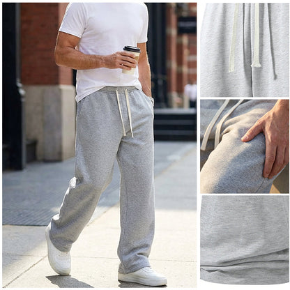 Casual Loose Fit Herenbroek met Trekkoord