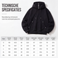 Heren casual hoodie met hoge kraag en losse pasvorm