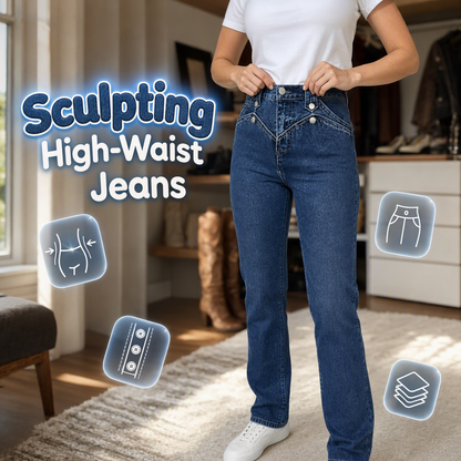 Jeans met hoge taille vormgeven