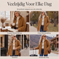 Dames winterjack met volledige rits en opstaande kraag