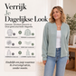 Casueel gebreid baseballjack voor dames