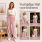 Elegante fluwelen wijde pijpen voor dames