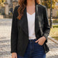 Slim fit jasje van imitatiesuède voor dames