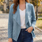Slim fit jasje van imitatiesuède voor dames