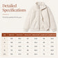 Casual, ruimvallende fleecejas voor dames