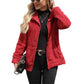 Casual, ruimvallende fleecejas voor dames