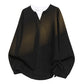 Wafelstof heren longsleeve met fake tweedelig design