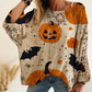🔥De best verkochte Halloween-producten, 60% korting🎃Gehaakt damestopje met pompoenmotief voor Halloween