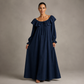 Casual maxi-jurk met blote schouders voor dames