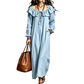 Casual maxi-jurk met blote schouders voor dames