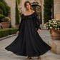 Casual maxi-jurk met blote schouders voor dames