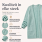 Casual gebreid vest met open voorkant voor dames