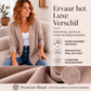 Casual gebreid vest met open voorkant voor dames