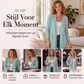 Casual gebreid vest met open voorkant voor dames