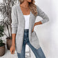 Casual gebreid vest met open voorkant voor dames
