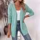 Casual gebreid vest met open voorkant voor dames