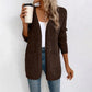 Casual gebreid vest met open voorkant voor dames